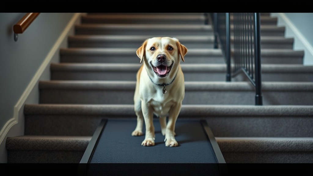 Choosing the Right Mobility Ramp for Your Senior Dog's Stairs