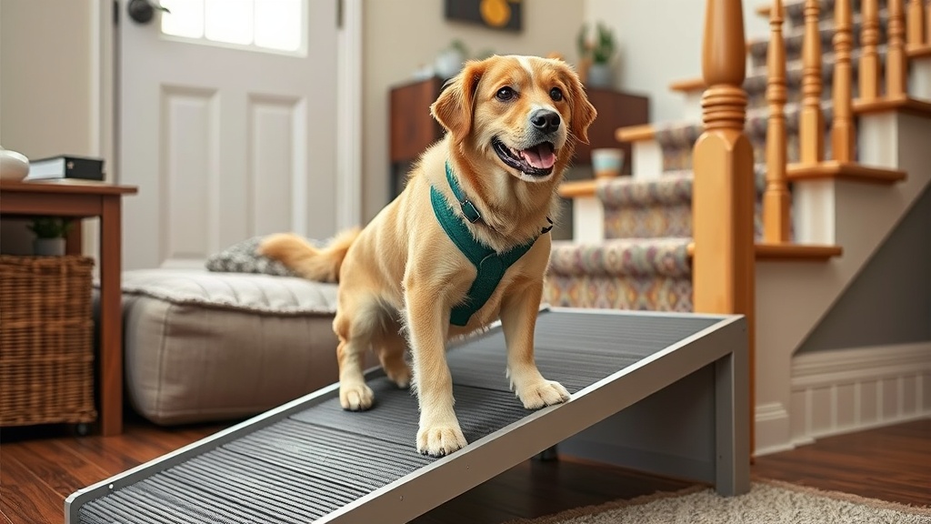 Mobility Ramps and Stairs: Making Your Home Accessible for Senior Dogs